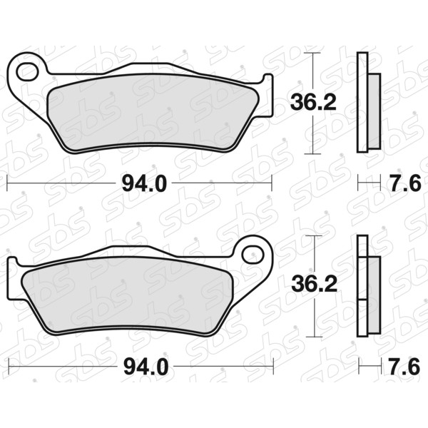 671 Pastiglie freno RSI