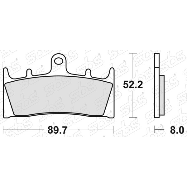 686 Pastiglie freno HF