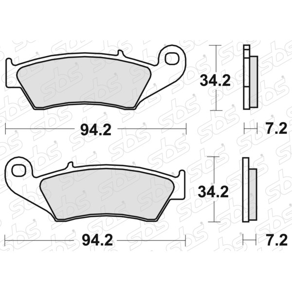 694 Pastiglie freno RSI