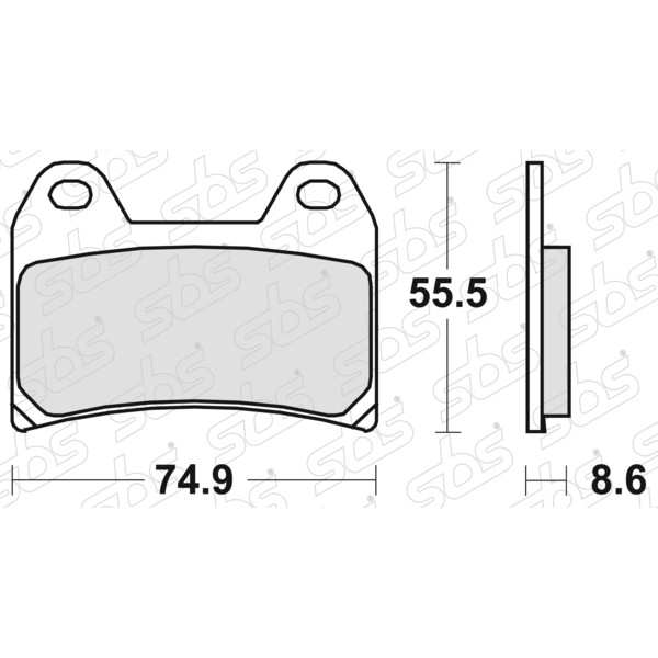 Pastiglie freno 706 SP