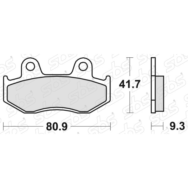 709 Pastiglie freno RSI