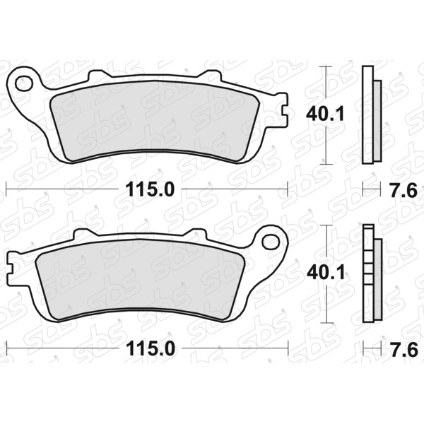 Pastiglie freno 721 HS