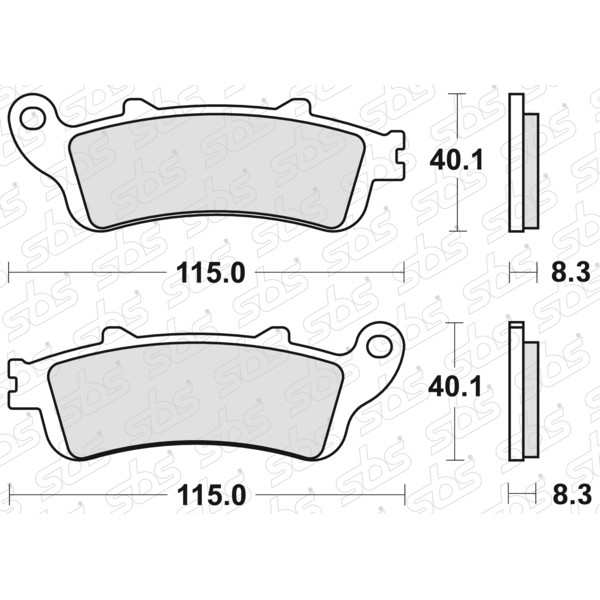 Pastiglie freno 735 HS