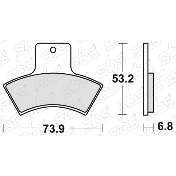 Pastiglie freno 755 ATS