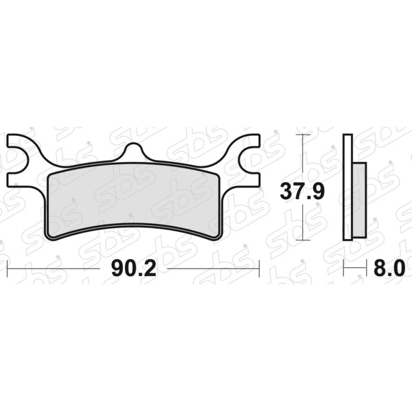 Pastiglie freno 787 ATS