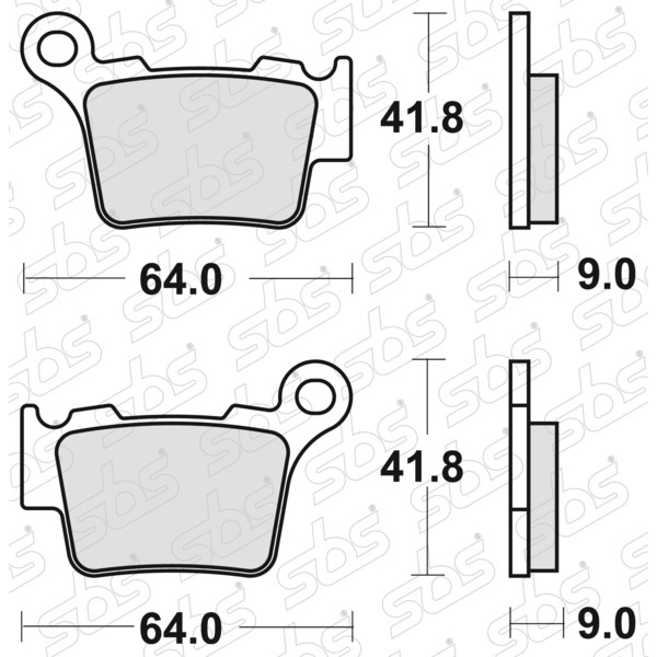 791 Pastiglie freno RSI