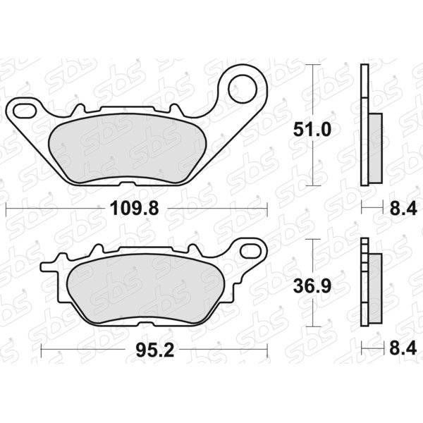 Pastiglie freno 858 HF