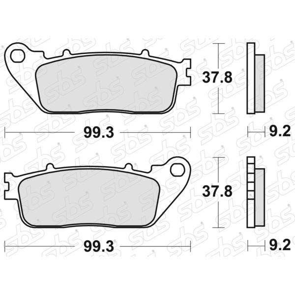 Pastiglie freno 862 LS