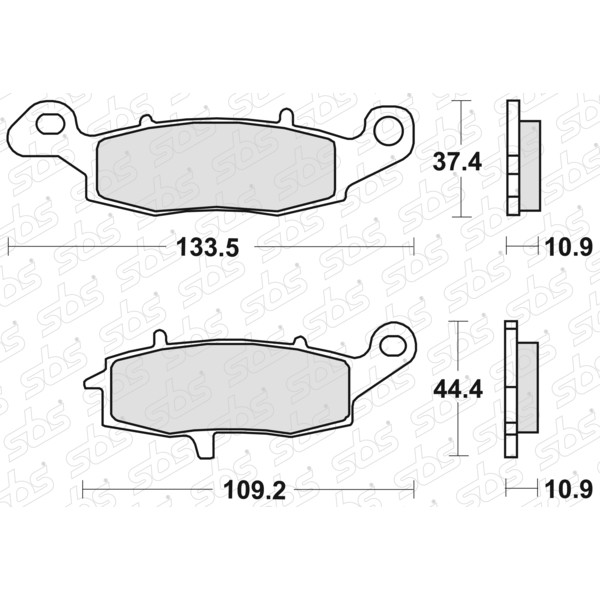 Pastiglie freno 886 LS