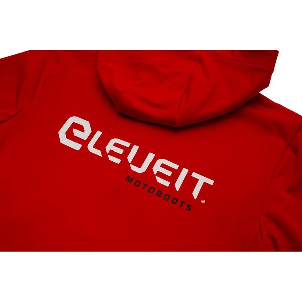 Felpa con cappuccio e zip con logo