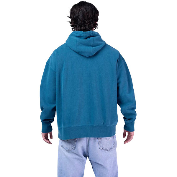 Felpa con cappuccio in pile pesante Wordmark