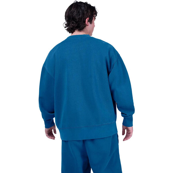 Felpa girocollo in pile pesante Wordmark