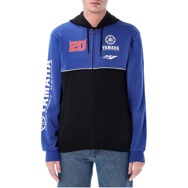 Felpa con cappuccio Dual FQ20 Yamaha Orizontal Cut con zip