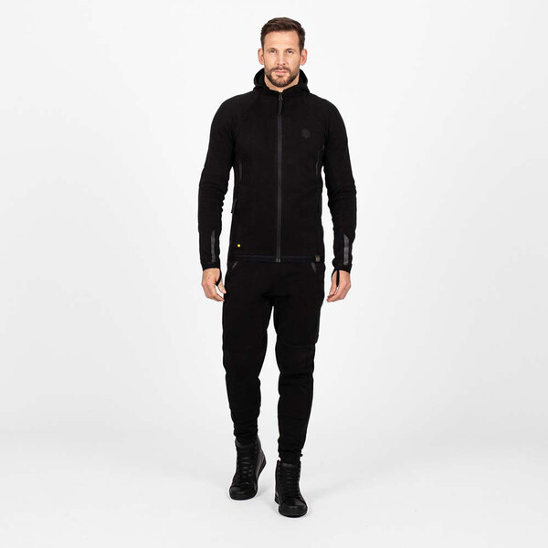 Felpa con zip Shield