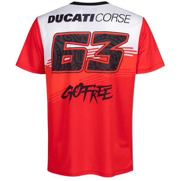 T-shirt in poliestere Dual Bagnaia