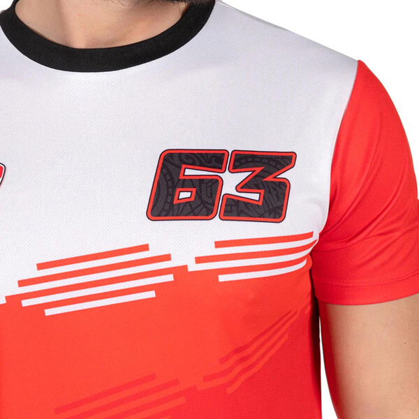 T-shirt in poliestere Dual Bagnaia