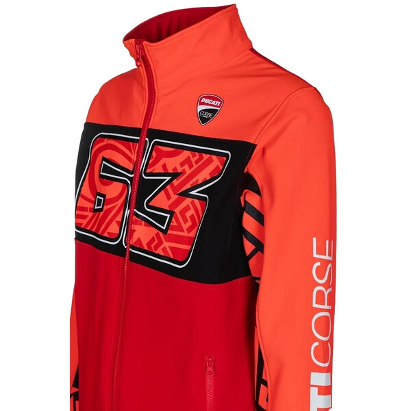 Giacca con zip Bagnaia Red