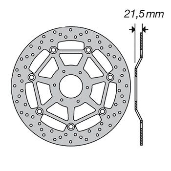 Disco freno FE.FL56502 France Equipement