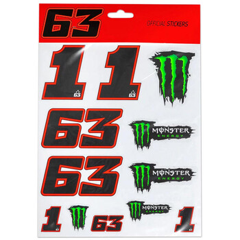 Adesivi Big Monster Bagnaia VR46