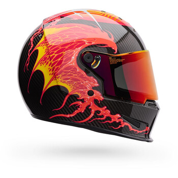 Casco Eliminator Carbon - Mad Society Grime Bell