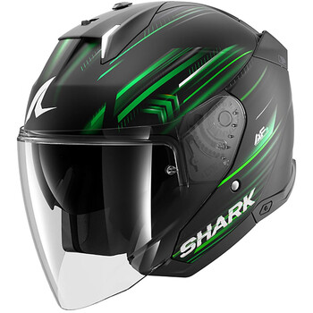 Casco Skwal i3 Jet Light Blur Mat Shark