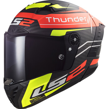 FF805 Thunder Carbon Replica Casco d'attacco nero LS2