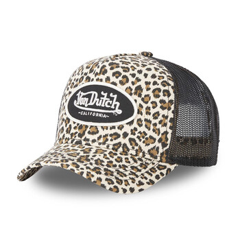 Cappellino da donna con motivo leopardato Von dutch