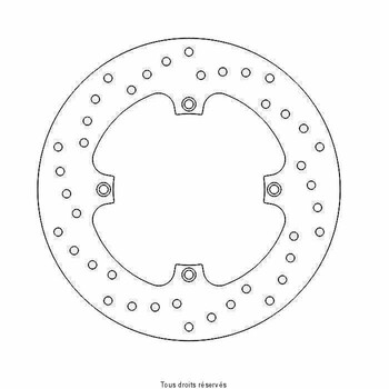 Disco freno Honda DIS1317W Sifam