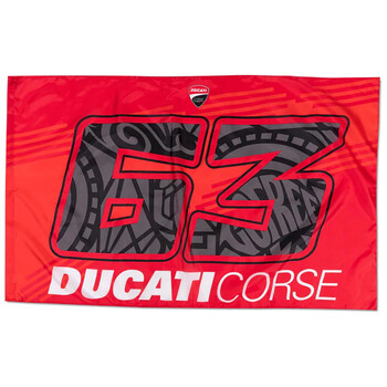 Bandiera doppia di Bagnaia ducati