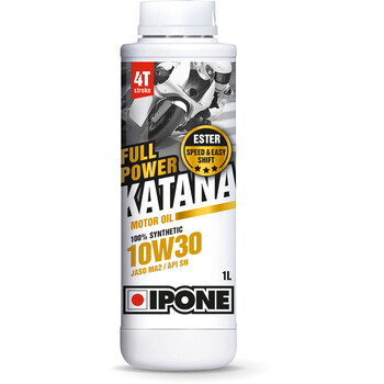 Olio motore Full Power Katana 10W30 - moto a 4 tempi Ipone