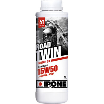 Olio motore sintetico Road Twin 15W50 - moto a 4 tempi Ipone