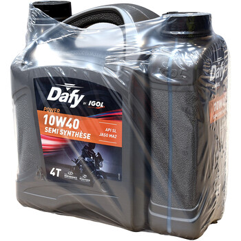 Olio semisintetico Power 4T 10W40 - 4L + 1L Dafy by Igol