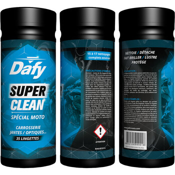 Salviette detergenti Super Clean Dafy Moto