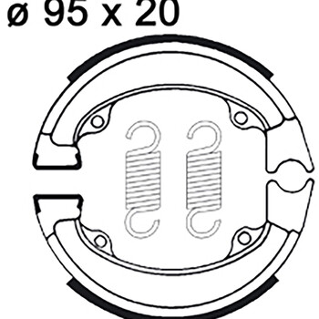 Ganasce freno LMS801 AP Racing