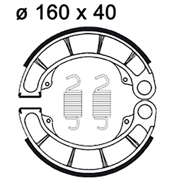 Ganasce freno LMS849 AP Racing