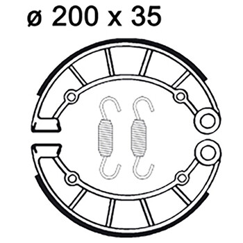 Ganasce freno LMS870 AP Racing