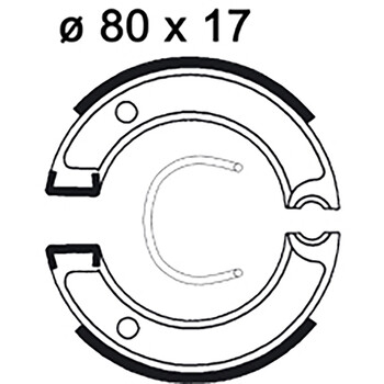 Ganasce freno LMS885 AP Racing