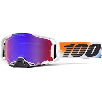 Armega United HiPER® Maschera - Specchio blu/rosso 100%