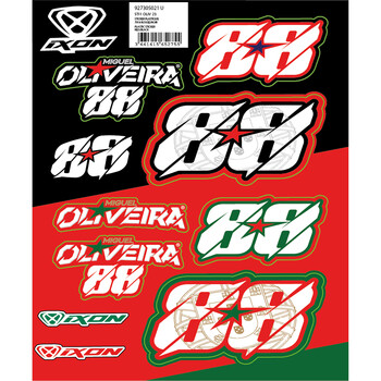 Miguel Oliveira foglietti adesivi 23 Ixon