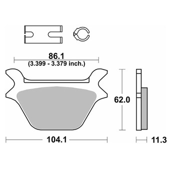669 pastiglie freno H-LF SBS