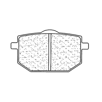 Pastiglie in metallo sinterizzato per freni stradali - 2393A3+ Cl brakes