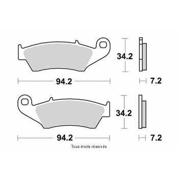 Pastiglie freno S1098N Sifam