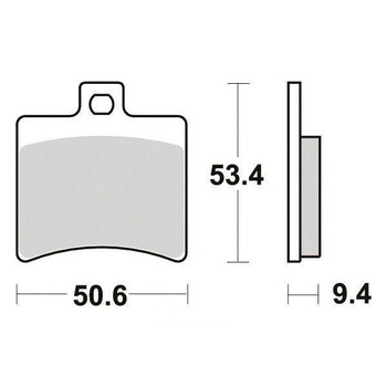 Pastiglie freno S1113N Sifam