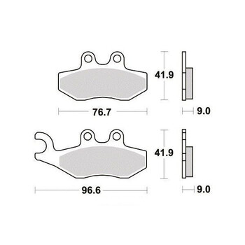 Pastiglie freno S1118N Sifam