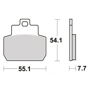 Pastiglie freno S1122N Sifam