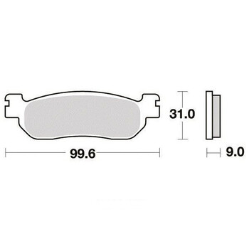 Pastiglie freno S1263N Sifam