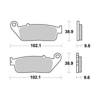 Pastiglie freno S1071AN Sifam