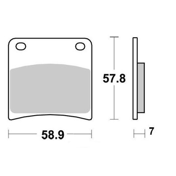 Pastiglie freno S1077N Sifam