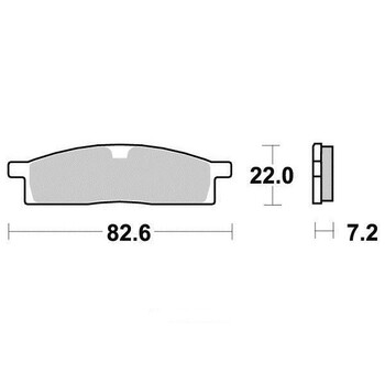 Pastiglie freno S1095N Sifam