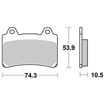 Pastiglie freno S1242AN Sifam